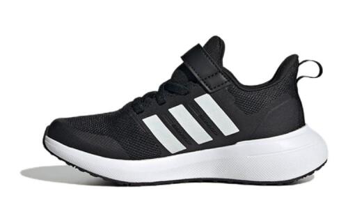 Детские кроссовки adidas FortaRun 2.0 Cloudfoam Elastic Lace Top Strap Shoes (Черные)