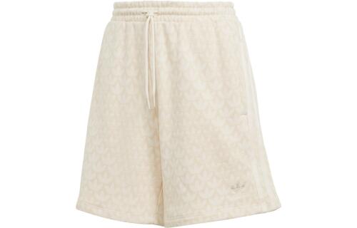 Женские шорты adidas TREFOIL MONOGRAM SHORTS Белые