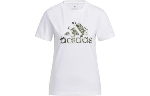Женская футболка adidas FLORAL BADGE OF SPORT GRAPHIC TEE