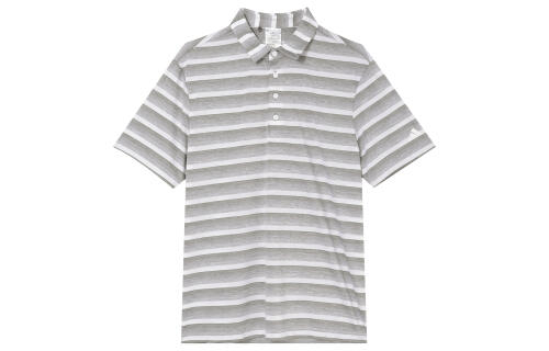Мужская футболка adidas TWO-COLOR STRIPED POLO SHIRT