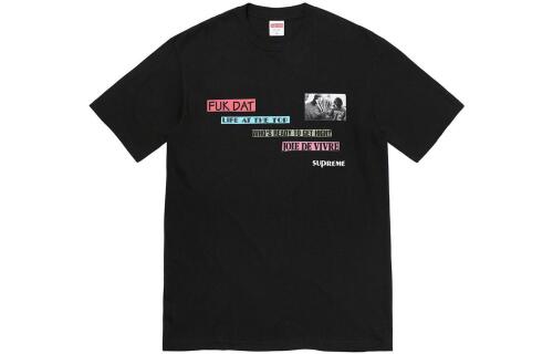 Мужская Футболка Supreme FW22 Week 1 Joie De Vivre Tee Black