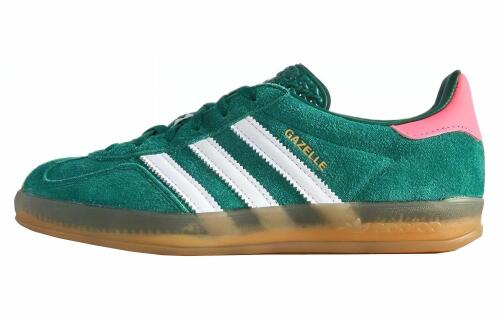 adidas originals Gazelle Indoor leather-trimmed suede