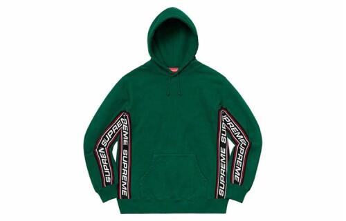 Supreme FW19 Week 3 Text Rib Hooded Sweatshirt Logo