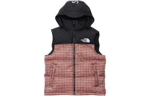 Supreme x The North Face Studded Nuptse Vest Logo