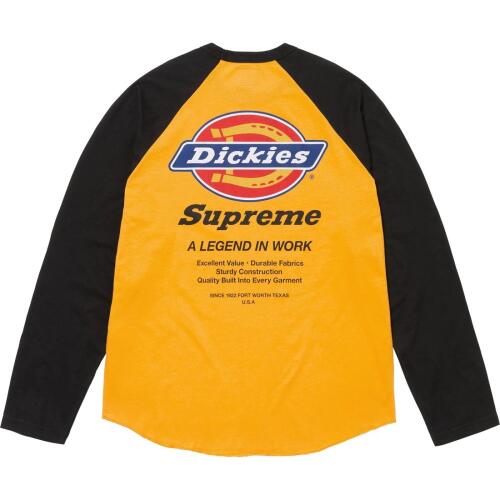 Supreme x Dickies FW24 WEEK16 Raglan LS Top T
