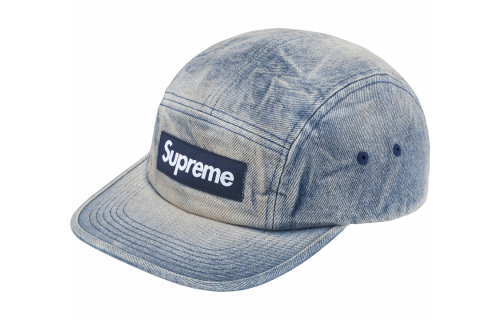 Supreme SS24 WEEK 1 WASHED CHINO TWILL CAMP CAP