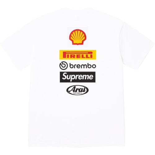 Supreme x DUCATI SS24 WEEK16 LOGO TEE logo T