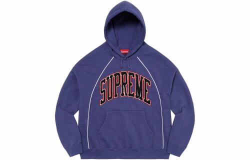 Supreme SS23 Week15 PIPING ARC HOODED SWEATSHIRT