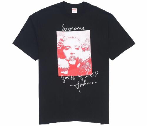 Supreme FW18 Madonna Tee Black T