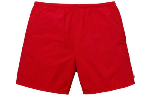 Supreme SS18 Arc Logo Water Short Red Logo