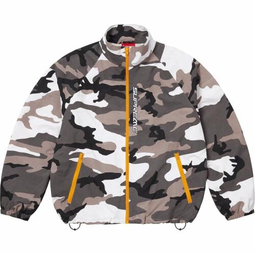 Supreme SS25 WEEK1 Contrast Zip Track Jacket