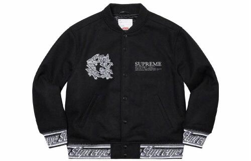 Supreme FW21 Week 12 Support Unit Varsity Jacket