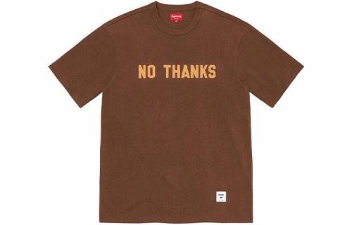 Supreme FW21 Week 1 No Thanks SS Top LogoT