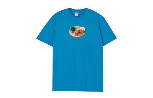 Supreme SS18 Chicken Dinner Tee Cyan T