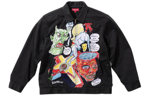 Supreme SS20 Week 12 x Daniel Johnston Embroidered Work Jacket