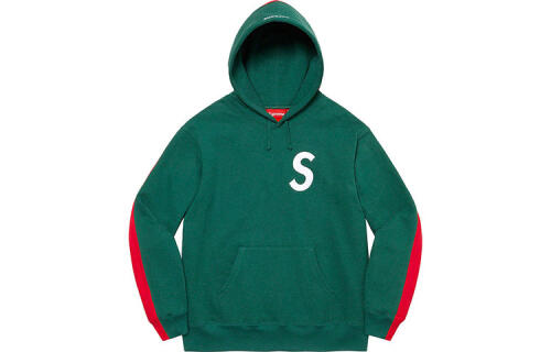 Supreme Week 5 S Logo Split Hooded Sweatshirt