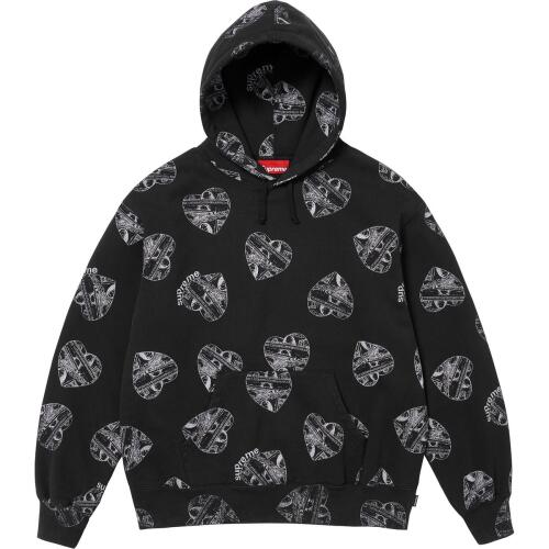 Supreme FW24 WEEK9 Love Cash Hooded Sweatshirt