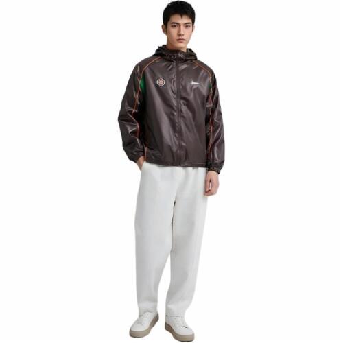 Supreme SS24 WEEK1 SATIN HOODED TRACK JACKET logo
