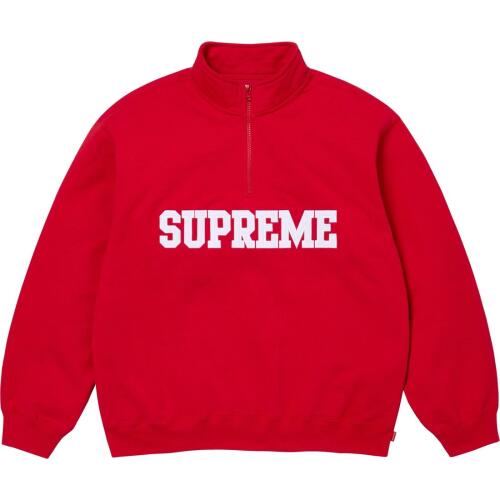 Supreme FW24 WEEK8 Collegiate Half Zip Pullover logo