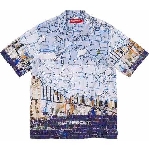 Supreme SS24 WEEK11 MOSAIC SS SHIRT logo