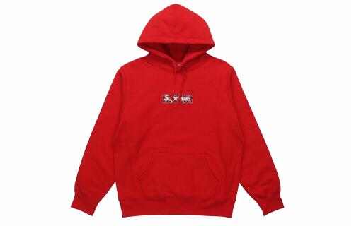 Supreme FW19 Week 16 Bandana Box Logo Hooded Sweatshirt