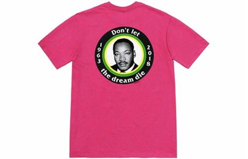 Supreme SS18 MLK Dream Tee Hot Pink T