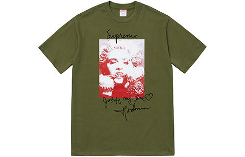 Supreme FW18 Madonna Tee Olive T