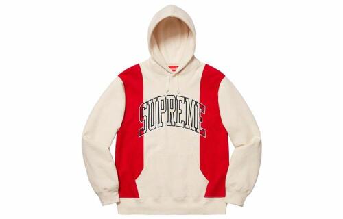 Supreme FW19 Week 4 Paneled Arc Hooded Sweatshirt Logo