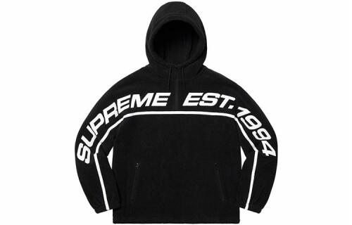 Supreme FW19 Week 15 Polartec Half Zip Hooded Sweatshirt