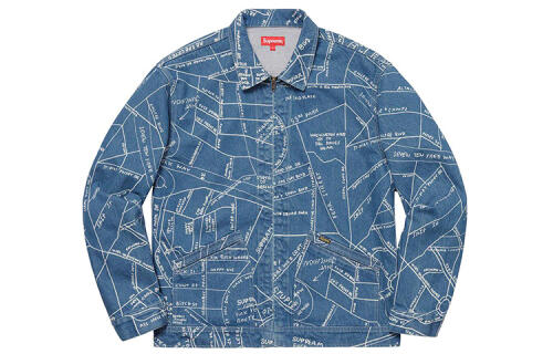 Supreme SS19 Gonz Map Work Jacket