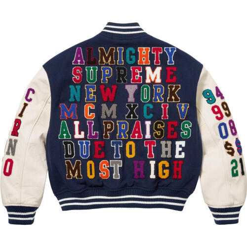 Supreme SS25 Praises Varsity Jacket