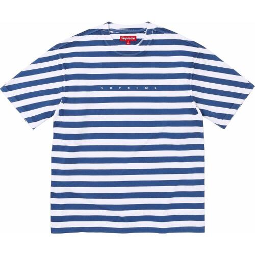 Supreme SS24 WEEK15 OVERPRINT STRIPE SS TOP T
