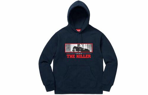 Supreme FW18 The Killer Hooded Sweatshirt Navy