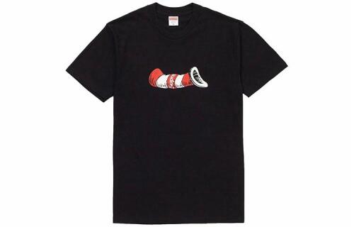 Supreme FW18 Cat in the Hat Tee Black T