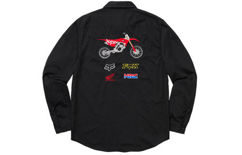 Supreme FW19 Week 6 x Honda x Fox Racing Work Shirt