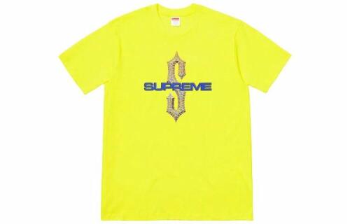 Supreme SS18 Diamonds Tee Bright Yellow T