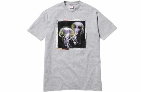 Supreme SS18 Jellyfish Tee Heather Grey T