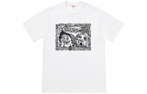 Supreme FW18 Faces Tee white T