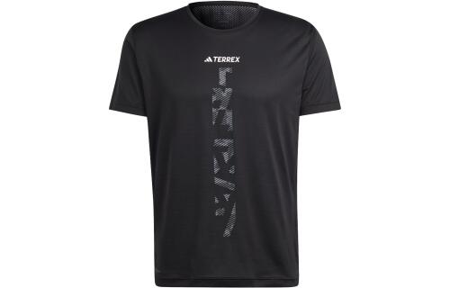 Мужская футболка adidas AGRAVIC TRAIL RUNNING TEE черная