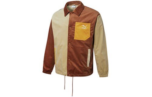 Puma Cord Coach Jacket logo