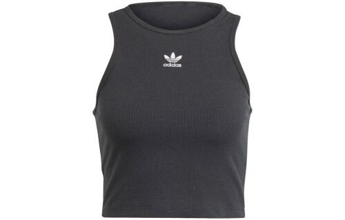 Женский топ adidas ESSENTIALS RIB TANK TOP черный