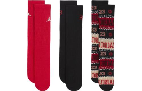 Детские носки nike Jordan MJ Holiday красные