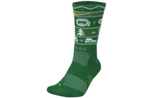 Носки Nike Elite Christmas зеленые