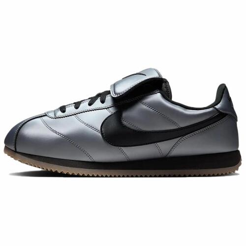 Nike Cortez LEATHER SE "Metallic Cool Grey Black"