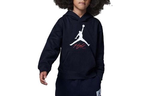 Детская толстовка nike Jordan MJ Baseline черная
