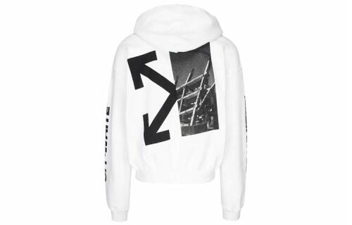 OFF-WHITE FW19 Splitted Arrows Oversized Hoodie