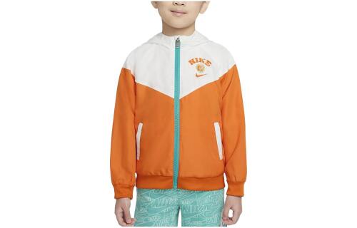 Детская куртка Nike Sportswear Windrunner оранжевая