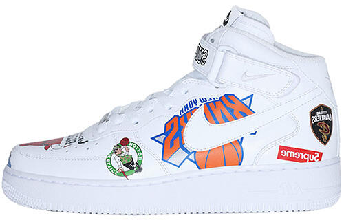 Кроссовки Nike Air Force 1 Mid Supreme NBA White