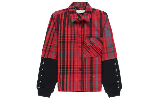 OFF-WHITE FW19 Jersey Sleeve Shirt Logo