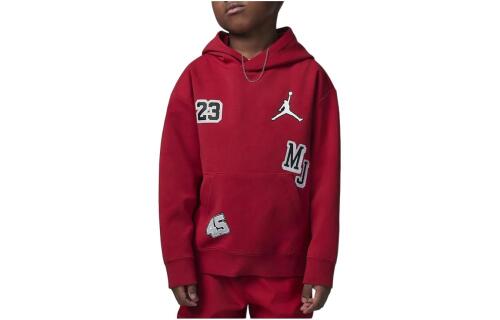 Детская толстовка nike Jordan Sneaker School Patch красная